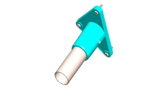 Flange Em Alumínio